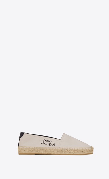 embroidered espadrilles in cotton